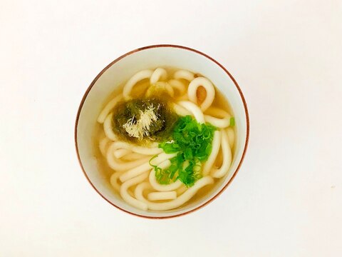 花かつおだしで簡単うどん